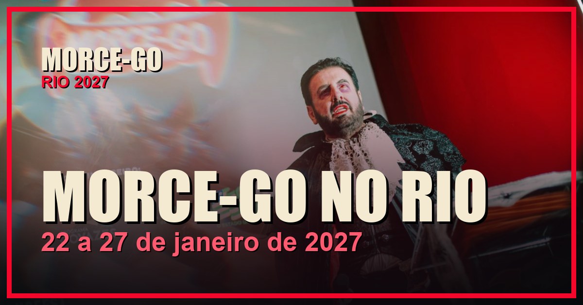 Banner 1200 x 628: Morce-GO no Rio, 22 a 27 de janeiro de 2027